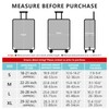 Travelkin Luggage Covers For Suitcase Tsa Approved,Suitcase Cover Protector Fit