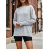 Trendy Queen Womens Oversized Long Sleeve T Shirts 2025 Basic