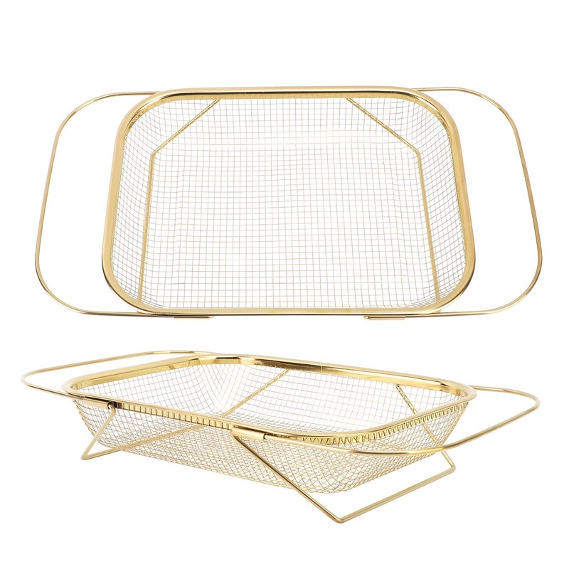 Over The Sink Colander, Rectangle Stainless Steel Over The Sink