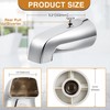 Enhon Tub Spout with Rear Diverter, Bathtub Spout Fitting 1/2-Inch