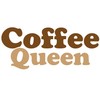 CafePress Coffee Queen 20"x12" Oval Wall Decal, Vinyl Wall Peel,