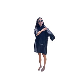 Malo'o Surf Poncho Changing Robe with Hood | Quick Dry Microfiber Wetsuit Changing Towel with Pocket for Surfing Poncho Men Women and Children | Microfiber Towel Poncho