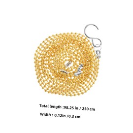 Gatuida 2Pcs Volleyball Net Height Measure Chain Tool Durable Construction for Accurate Net Measurement Lightweight Portable Referee Equipment for Outdoor Use