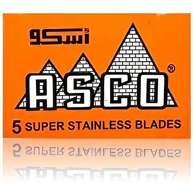 100 ASCO Super Stainless Double Edge Safety Razor Blades