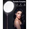 Tobeape Anillo de Luz LED 33cm (13) con Base Redonda