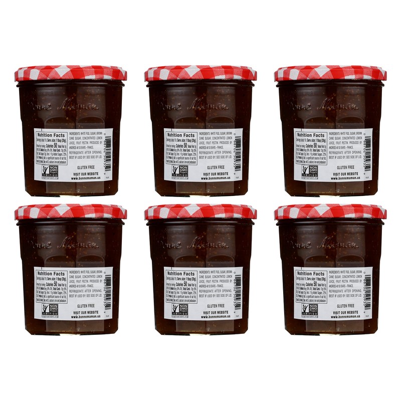 Bonne Maman Fig Preserves, 13 Ounce (Pack of 6)