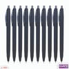 CLARO Black Jet RT Retractable Ballpoint Pens, BLACK, Fine Point