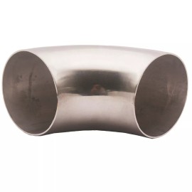 Unbranded 3.5” Ultra Tight Radius Mandrel Bend 90 Degree Stainless Steel 0.84D pipe USA