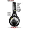 Skin Decal Wrap Works with Beats EP Headphones Lightning Black