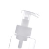 GLEAVI 2Pcs Foaming Pump Bottle Transparent Refillable Containers for Cosmetics