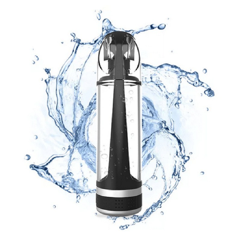 Portable 500ml Hydrogen Rich Water Bottle Alkaline Generator LED Healthy