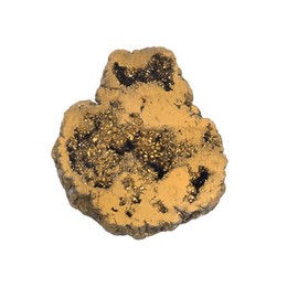 ANCLLO Natural Stone Natural Agate Slice Quartz Electroplated Cluster Crystal Dots DIY Gifts (Gold)