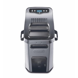 De’Longhi Livenza Deep Fryer with EasyClean System, Cool Zone, Adjustable Thermostat, Dishwasher-Safe Parts, Large Capacity, Easy Oil Draining, Stainless Steel