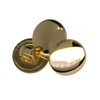 12 Gold Buttons and Silver Buttons Flat Shiny 5 Sizes