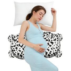 Pregnancy Pillow for Sleeping,Maternity Pillow with Cooling,Maternity Support for Back and Hip Relief,Soft and Comfortable Wedge Pregnancy Pillows Side Sleeping Support for Belly with Removable Cover