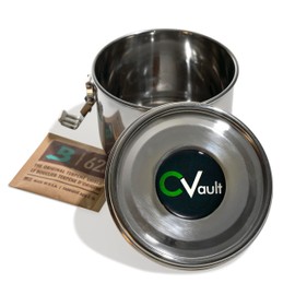 CVault Humidity Control Airtight Stash Container, Medium w/ 1 Humidity Pack