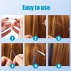 DHWEKU Micro Ring Needle Pliers, Hair Extension Pliers for Micro