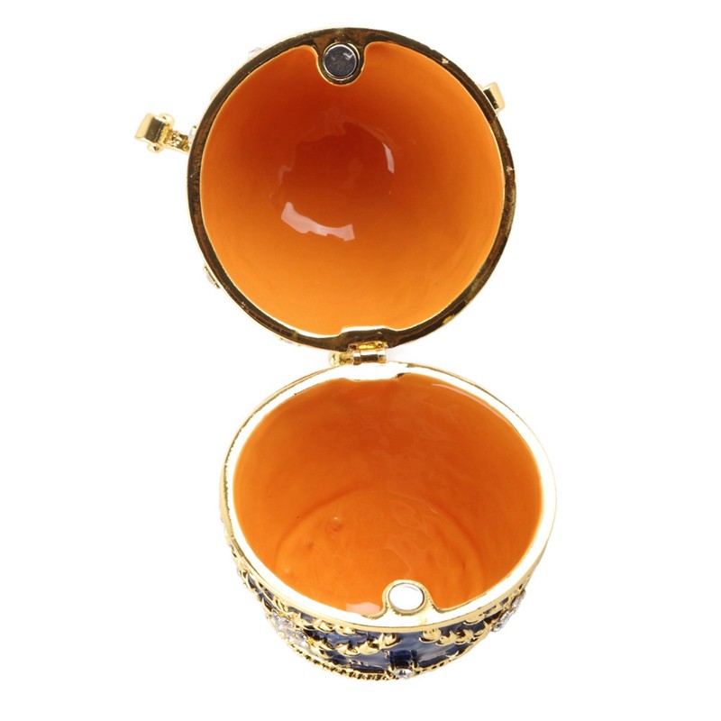 Enameled Ornament Easter Eggs Shape Hand‑Made Home Desktop Decoration Craft