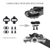 GEWAGE SPD Bicycle Pedals, 2-in-1 Double Function Flat and SPD