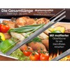 InstrumenteNRW Chef’s stainless steel meat/barbecue tongs, various lengths available., 35,0 cm, Silver