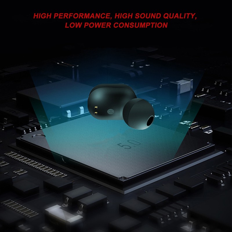 V3 TWS Bluetooth Headset 5.0 Wireless Intelligent Noise Reduction LED