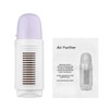 Powerful Household Air Purifier Compact Wall-mounted Odor Cleaner with Nightlight