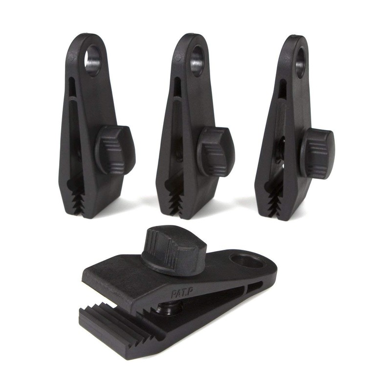 12 Pack - Tarp Clips Heavy Duty Lock Grip -