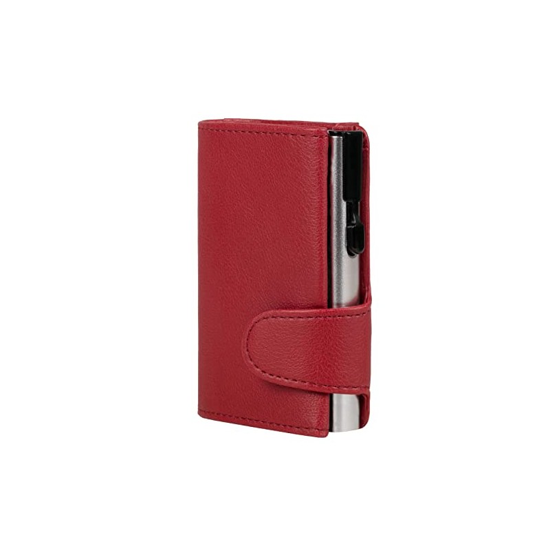 ClickSafe Unisex Coin Purse Travel Accessory Wallet, red