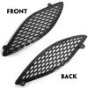 VLINCAR Hood Bezel Set 3pcs Compatible with Dodge Charger SRT