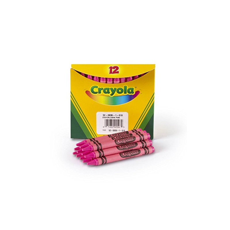 Crayola Crayons in Pink, Bulk Crayons, 12 Count (5208361010)