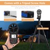 HoldPeak Handheld Anemometer Barometer, Weather Meter for Wind Speed, Temperature,