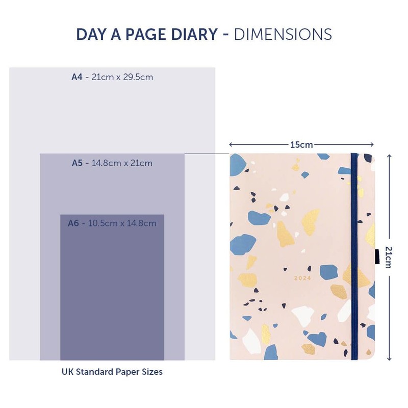 Busy B - January to December 2024 Day Per Page