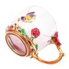 Glass Cup Innovative Flower Tea Cup with Spoon Drink Mug