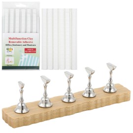 [Cost] Nail Stand, Tip Stand, For Home Use, Display for Nail Art, Manicure Tools, Nail Practice, Nail Supplies, Nail Tip, Stand, Display, Set of 5