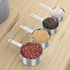 8 Piece Measuring Cup and Spoon Set - Stainless Steel