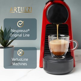Artuzzi 120ct Compatible Nespresso Pods for Nespresso Originalline I Ristretto Firenze Coffee Capsules I Aluminum & Recyclable Coffee I Italian Dark Roast