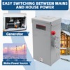 100A Generator Transfer Switch Box,24,000w 120/240 Volt Manual Transfer Switch
