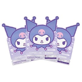 The Crème Shop Kuromi Roses & Romance Printed Essence Sheet Mask (Set of 3) - $12 Value