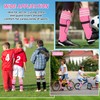 Liliful 4 Pcs Soccer Shin Guards Set for Kids Youth