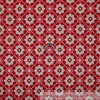 Riley Blake BonEful Fabric FQ Cotton Quilt Maroon Red White