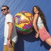 Swimming Pool Ball Colorful Graffiti Inflatable Large Beach Ball Beach