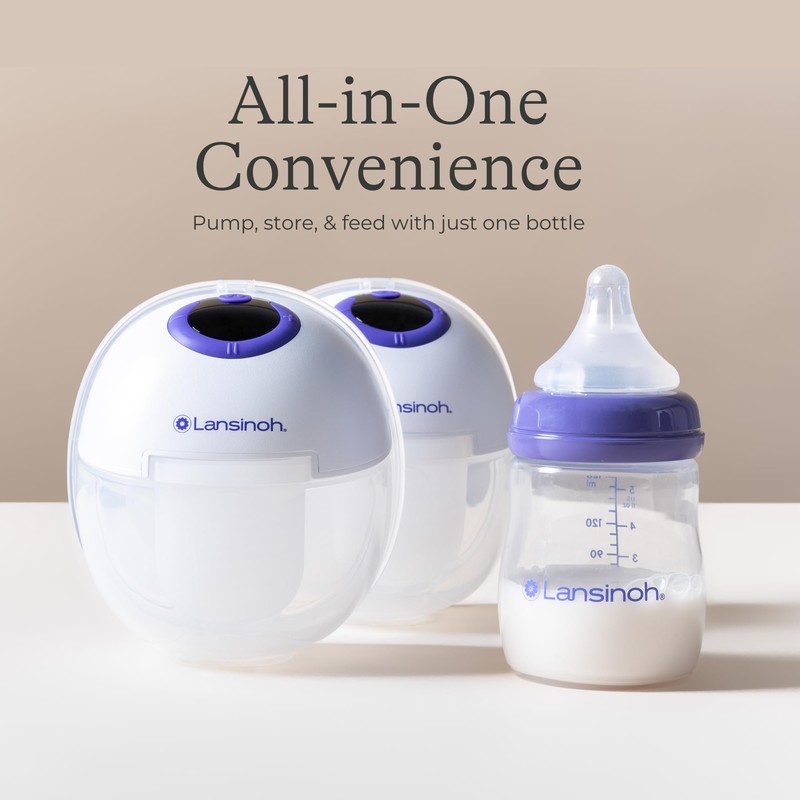 Lansinoh Breastmilk Storage Bottles | 4-Pack 5oz BPA & BPS-Free