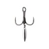Bladed Hybrid Treble Short 1X Black Nickel #2