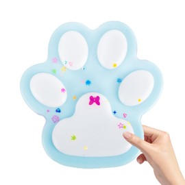 AYNKH Squishies Super Large Cat Paws, Fufu Squishies, Cat Paw, Squishies Taba, Improves Concentration, Reduces Stress, Kids, Teens and Adults, Gift (Blue)