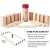 Pointyard Kubb Yard Game Set, Outdoor Game for Family Fun,