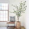 Nearly Natural 6.5ft Minimalist Artificial Citrus Tree, Faux Greenery for