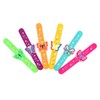 PAITUEND Butterfly Theme Slap Bracelets Party Favors-Butterfly Silicone Wristbands (6pack)