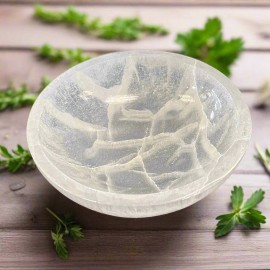 Moroccan Selenite Bowl - 5 1/2"