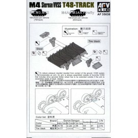 Unbekannt AFV Club 35038 – Model for T-Card 48 Sherman Tracks Articulated