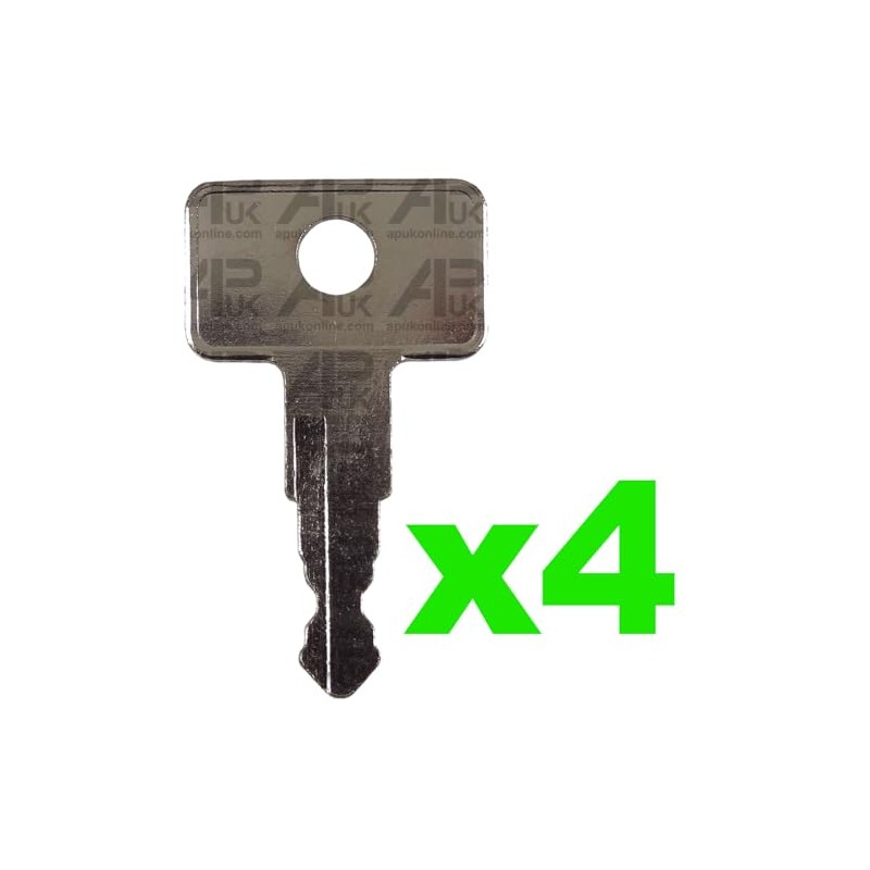 APUK 4x Ignition Switch Key Replacement for John Deere 2040